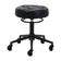 Hairdressing stool Gabbiano D054 black with black base