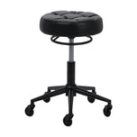Hairdressing stool Gabbiano D054 black with black base