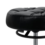 Hairdressing stool Gabbiano D054 black with black base