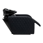 Electric hairdressing wash unit with massage function Gabbiano Ines black
