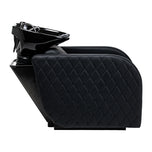 Electric hairdressing wash unit with massage function Gabbiano Ines black