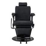Barber chair with massage function Gabbiano Continental black