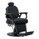 Barber chair with massage function Gabbiano Francesco black with a black base
