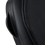 Barber chair with massage function Gabbiano Francesco black with a black base