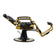 Barber chair Gabbiano Niccolo black with gold base