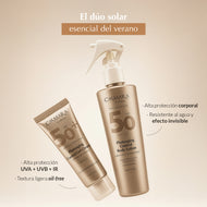 Casmara Sun Beauty Pack | Photo-Aging Control Gel Cream SPF50+ & Photoaging Body Lotion SPF50