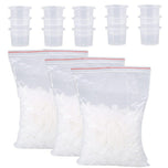 Versatile PMU Pigment Cups - Perfect for Tattoos & Inks | 100 Pieces in S, M, L Sizes