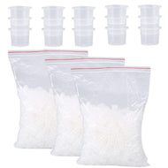 Versatile PMU Pigment Cups - Perfect for Tattoos & Inks | 100 Pieces in S, M, L Sizes