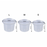 Versatile PMU Pigment Cups - Perfect for Tattoos & Inks | 100 Pieces in S, M, L Sizes
